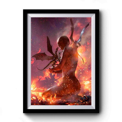 Mother Of Dragon Art Premium Poster