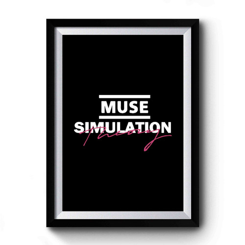 Muse Simulation Theory Rock Concert Muse Tour Album Premium Poster
