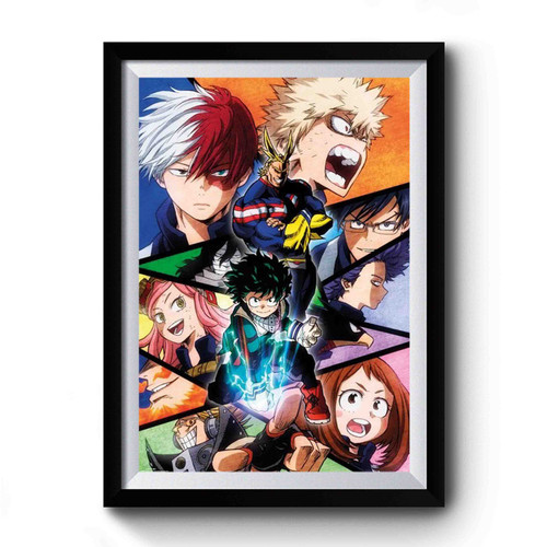 My Hero Academia Collage Premium Poster