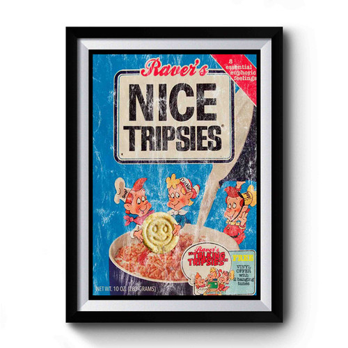 Nice Tripsies Xanax Lsd Mdma Acid Psychedelic Premium Poster