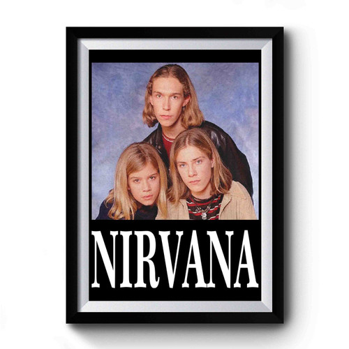 Nirvana X Hanson Brothers Funny Rock Premium Poster