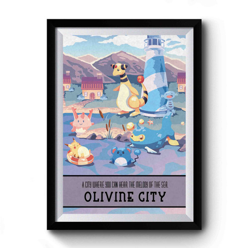 Olivine City Premium Poster