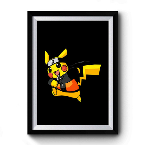 Pikachu Naruto Premium Poster