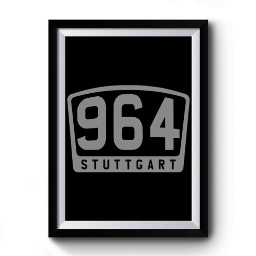 Porsche Inspired 964 Stuttgart Premium Poster