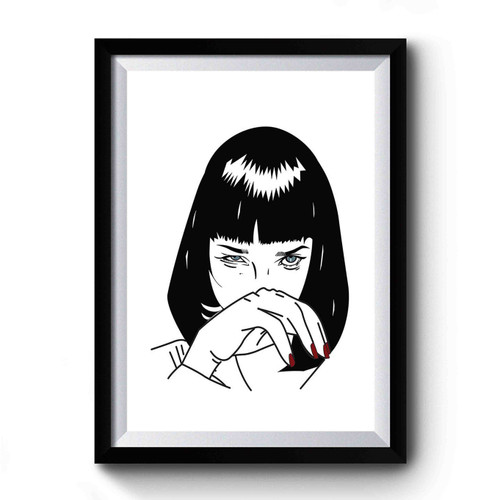 Pulp Fiction Quentin Tarantino Mia Wallace Premium Poster