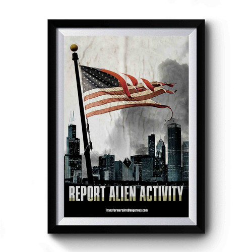 Report Alien Activity Premium Poster