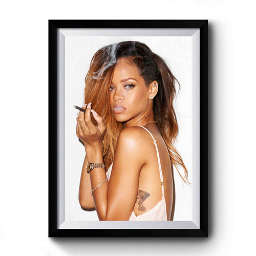 Rihanna Smoke Premium Poster