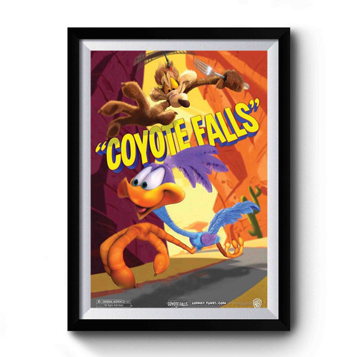 Road Runner Coyote Falls Premium Poster
