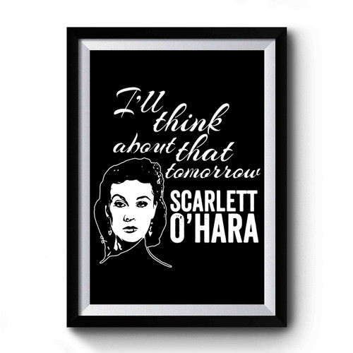 Scarlett O'hara Gone With The Wind Premium Poster