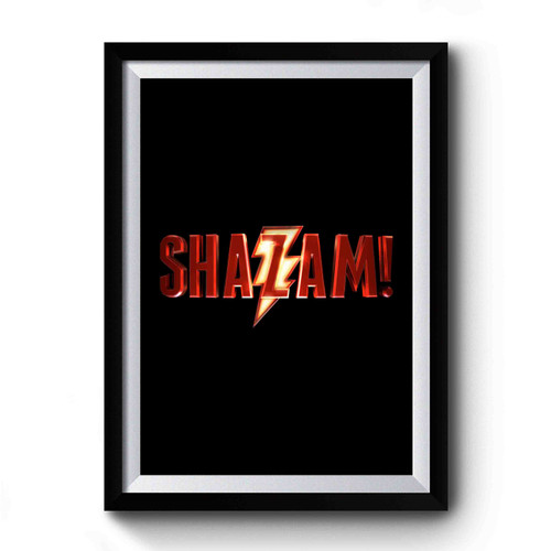 Shazam Emblem Movie Premium Poster
