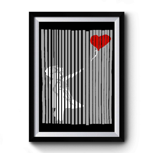 Shredded Banksy Girl With Balloon Contemporary Street Art Lover Premium Poster