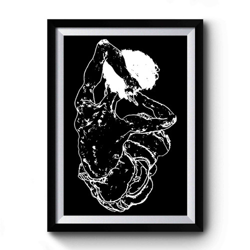 Sitzender Ruckenakt Egon Schiele Premium Poster