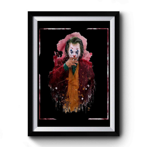 Smoking Joker Comic Movie Premium Poster