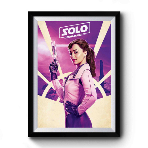 Solo A Star Wars Story Emilia Clarke 1 Premium Poster