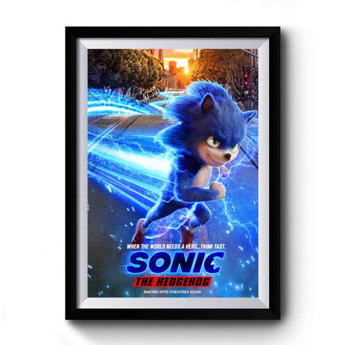 Sonic The Hedgehog 2019 Premium Poster
