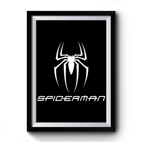 Spiderman Logo Superhero Marvel Comics Premium Poster