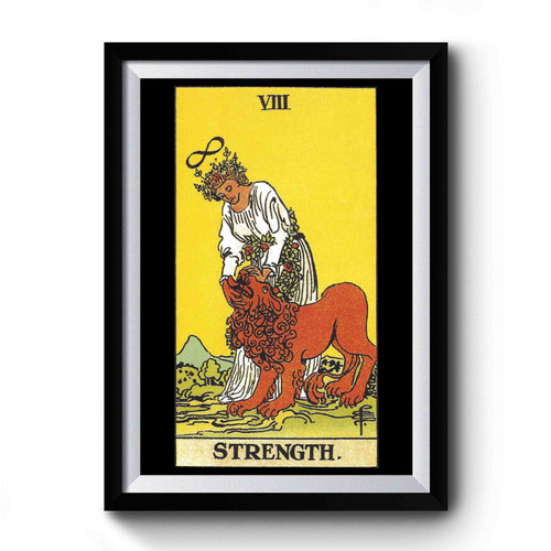 Strength Tarot Card Premium Poster