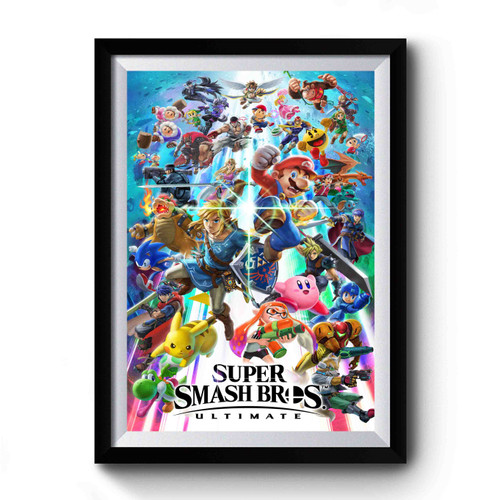 Super Smash Bros All Character Premium Poster