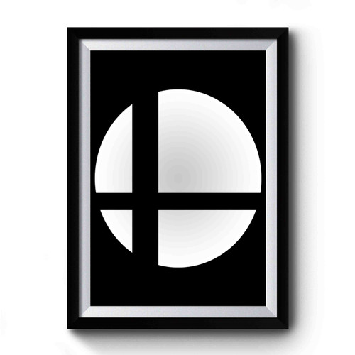 Super Smash Bros Logo Premium Poster