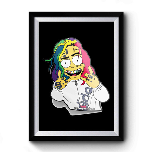 Tebartski 6ix9ine Premium Poster