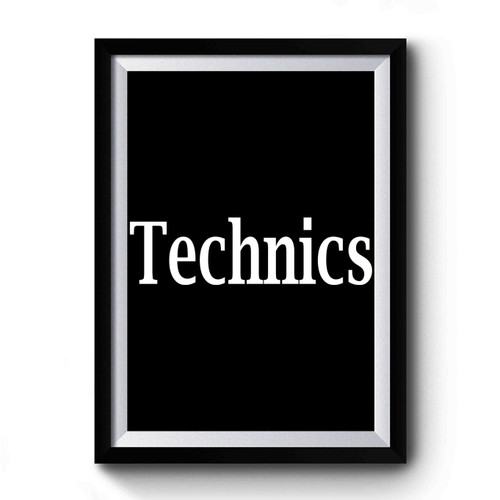 Technics Logo Premium Poster