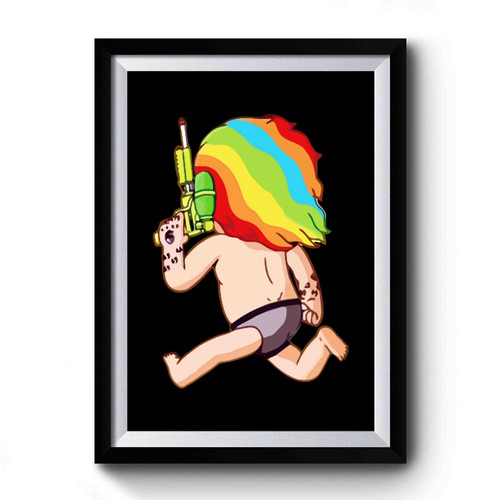 Tekashi69 6ix9ine Singing Fefe With Me Premium Poster
