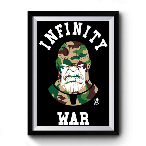 Thanos Camo Invinity War Premium Poster