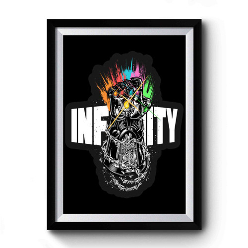 Thanos Infinity Stones Marvel Avengers Premium Poster