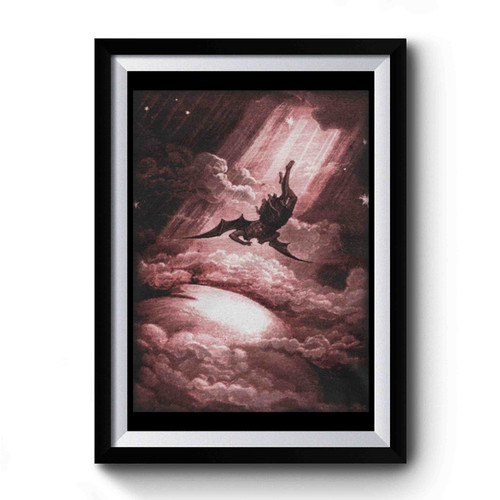 The Fall Of Lucifer Gustave Dore Premium Poster