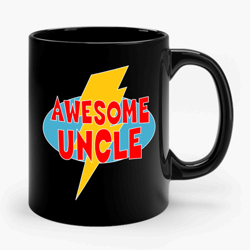 Awesome Uncle Captain Awesome Superhero Ceramic Mug