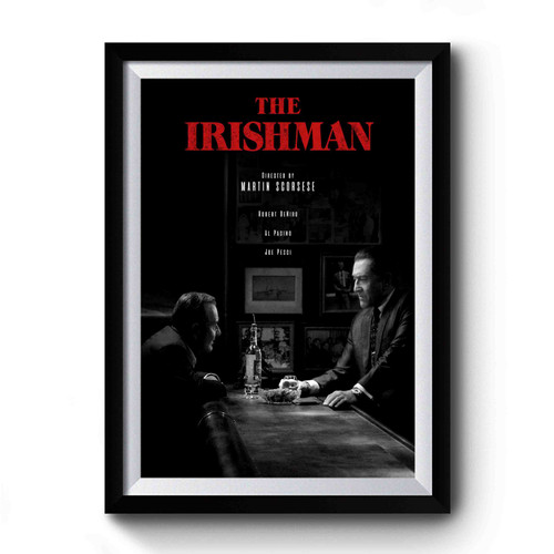 The Irishman Cover Movie Premium Poster