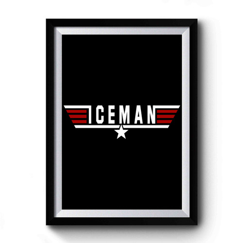Top Gun Iceman Premium Poster