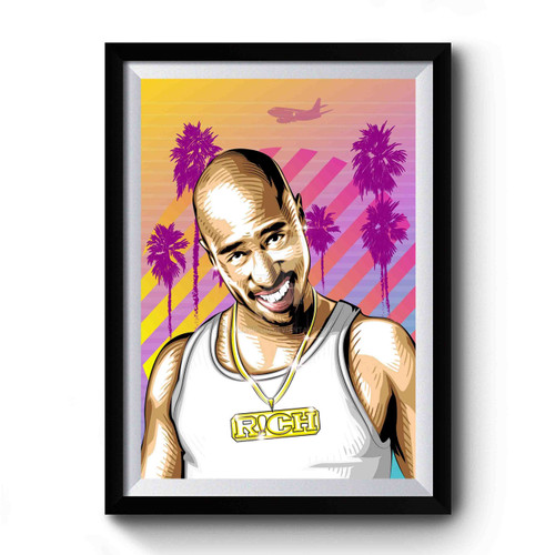 Tupac Necklace Premium Poster