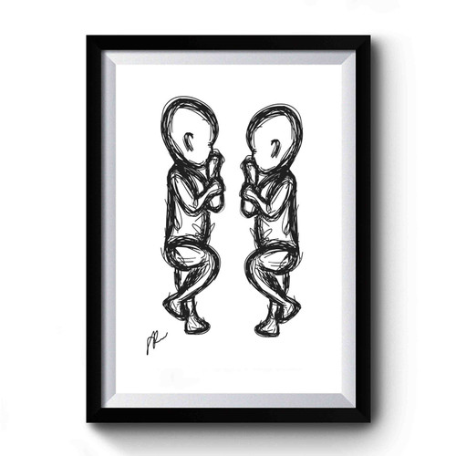 Twin Baby Premium Poster