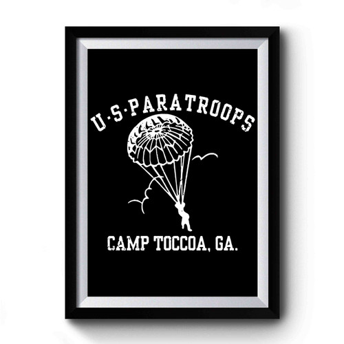 Us Paratroops Premium Poster