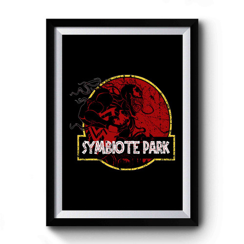Venom Jurassic Park Movie Logo Premium Poster