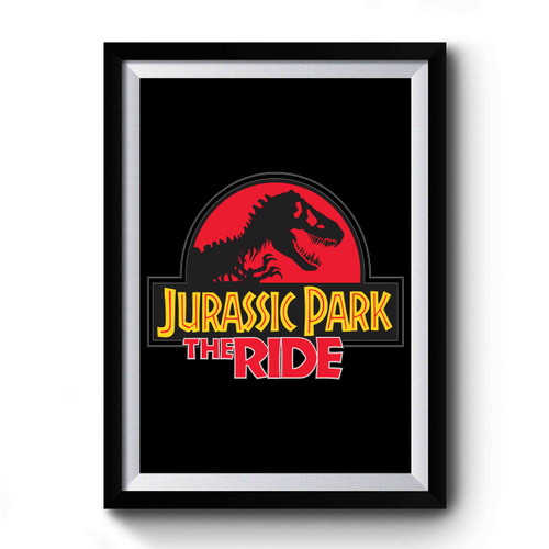 Venom Jurassic Park The Ride Logo Premium Poster