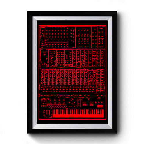 Vintage Synthesizer Premium Poster