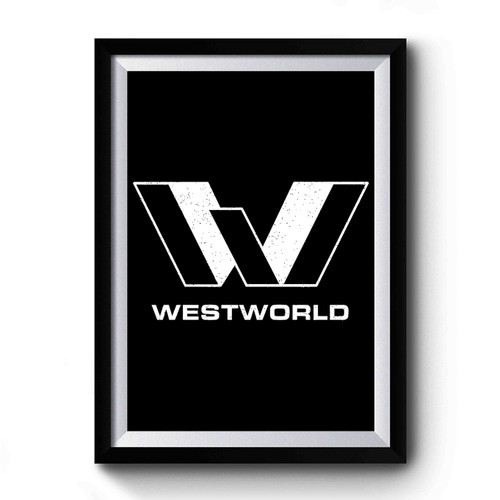 Westworld Distressed Logo Premium Poster