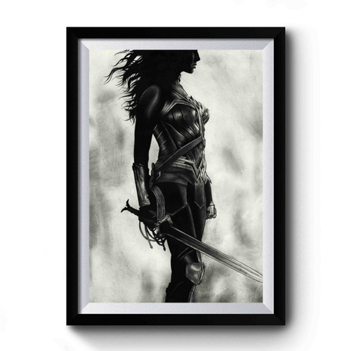 Wonder Woman Dc Comic Gal Gadot Premium Poster