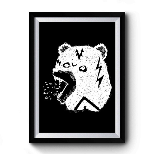 Wrestle Bear Premium Poster