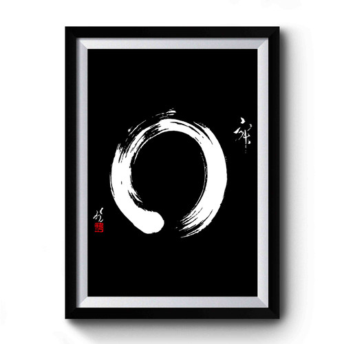 Zen Buddhism Circle Premium Poster