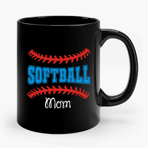 Softball Mom Ceramic Mug