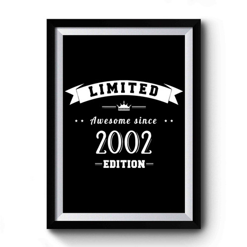 2002 Limited Edition Birthday Party Premium Poster