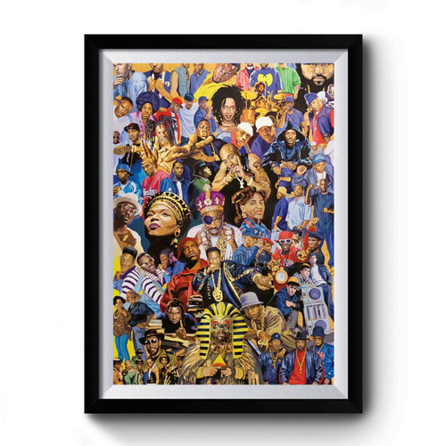 90s Hip Hop Wallpapers Premium Poster