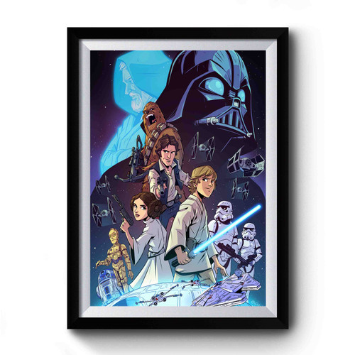 A New Hope Star Wars 1 Premium Poster