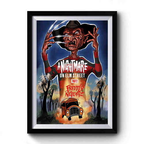 A Nightmare On Elm Street Version Of The Classic Movie Premium Poster