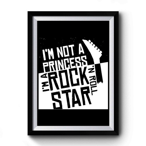A Rock And Roll Star Premium Poster