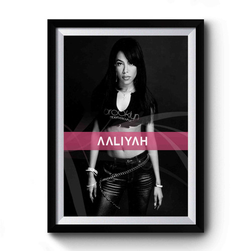 Aaliyah Sexy Photo Premium Poster