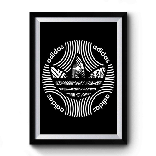 Adidas art logo Premium Poster